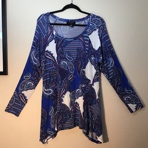 Long Sleeve Blouse Knit by Nine West Jeans